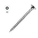 Саморезы универсальные DILWIS потайные острые оцинкованные 5x50 мм 1 кг