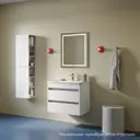 Тумба под раковину подвесная Iddis ZDX70W0i95 67.7см цвет белый