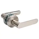 Дверные ручки Edson EDS-6334 без запирания цвет никель