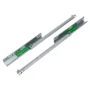 Мебельные направляющие 450 мм сталь цвет серебро