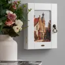 Ключница Bogacho 71111/белый, массив, 30x21 см, цвет белый