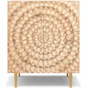 Комод Bogacho Терра стайл 2 ящика 80x42x90 см МДФ цвет бежевый