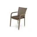 Стул садовый Joygarden Rome 62x55x86 см искусственный ротанг светло-коричневый 4 шт
