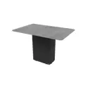 Стол-трансформер прямоугольный Genglass GGT-03-2-6-R-120-160-80 120x80 см лдсп цвет черный