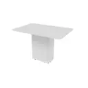 Стол-трансформер прямоугольный Genglass GGT-03-3-3-R-120-160-80 120x80 см лдсп цвет белый