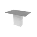 Стол-трансформер прямоугольный Genglass GGT-03-3-6-R-120-160-80 120x80 см лдсп цвет белый