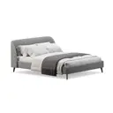 Кровать Mebelroom Мосс Соул900 183x95x214 см ЛДСП цвет светло-серый