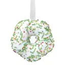 Подвесное украшение Пончик 3x8 см разноцветный