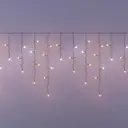 Электрогирлянда светодиодная бахрома 15x0.7 м 360 ламп регулируемый белый свет