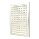 Решётка вентиляционная наружная регулируемая ERA Street Line 150x150 ASA пластик цвет слоновая кость