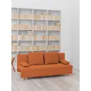 Раскладной диван Cityhd прямой диван 190x73x73 см велюр цвет оранжевый