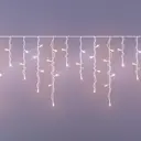 Электрогирлянда светодиодная бахрома 20x0.7 м 400 ламп теплый белый свет