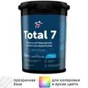 Краска для стен и потолков Parade Total 7 моющаяся шелковисто-матовая прозрачная база С 0.9 л