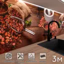 Стеновая панель матовая Фартукофф ФФ - 407 300x60x0.1 см ПВХ цвет разноцветный