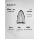 Светильник подвесной светодиодный Eurosvet Comodita A069294 3 м² нейтральный белый свет цвет черный