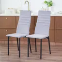 Кухонный стул Frenesie Леон 37x111x40 см велюр цвет серый