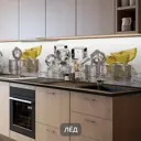 Стеновая панель Пластик Сибири Лед 11713 300x60x0.1 см пластик / пвх цвет бесцветный / прозрачный