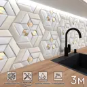 Стеновая панель Фартукофф ФФ - 491 300x60x0.1 см ПВХ цвет разноцветный