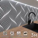 Стеновая панель матовая Фартукофф ФФ - 503 300x60x0.1 см ПВХ цвет разноцветный