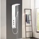 Душевая панель Ceruttispa Sella CT8988 белая без гидромассажа