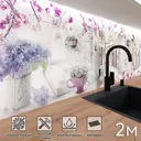 Стеновая панель матовая Фартукофф ФФ-519 200x60x0.1 см ПВХ цвет белый