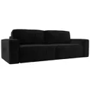 Диван раскладной Лига диванов 252x88x116 см велюр цвет черный