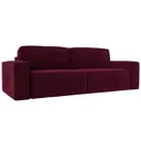Диван раскладной Лига диванов 252x88x116 см вельвет цвет бордовый