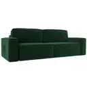 Диван раскладной Лига диванов 252x88x116 см велюр цвет зеленый