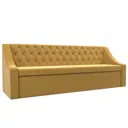 Диван кухонный Лига диванов Мерлин 199 x 87 x 63 см цвет желтый