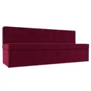 Диван кухонный Лига диванов Техас 184 x 83 x 64 см цвет бордовый