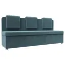 Диван кухонный Лига диванов Маккон 182 x 88 x 54 см цвет бирюзовый