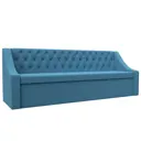 Диван кухонный Лига диванов Мерлин 199 x 87 x 63 см цвет амур 10 голубой
