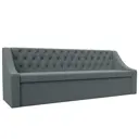 Диван кухонный Лига диванов Мерлин 199 x 87 x 63 см цвет амур 07 серый