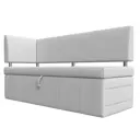 Диван кухонный Лига Диванов Стоун 115950L 182x87x65 см экокожа цвет белый