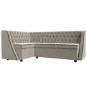 Диван кухонный Лига диванов Лофт 197x85x136 см микровельвет 104593L