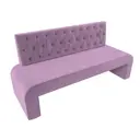 Диван кухонный Лига Диванов Кармен люкс 200x88x60 см микровельвет цвет сиреневый