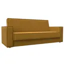 Диван раскладной Лига диванов 214x90x81 см велюр цвет brut 10 желтый