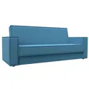 Диван раскладной Лига диванов 214x90x81 см рогожка цвет амур 10 голубой