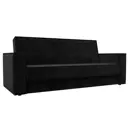 Диван раскладной Лига диванов 214x90x81 см велюр цвет черный