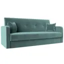 Диван раскладной Лига диванов 201x89x82 см велюр цвет бирюзовый