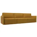 Диван раскладной Лига диванов 320x98x118 см велюр цвет brut 10 желтый