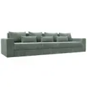 Диван раскладной Лига диванов 350x96x106 см велюр цвет brut 08 зеленый