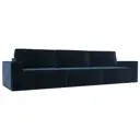 Диван раскладной Лига диванов 345x92x116 см велюр цвет tower 13 синий