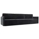 Диван раскладной Лига диванов 320x98x118 см велюр цвет tower 11 темно-серый