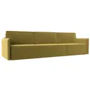 Диван раскладной Лига диванов 320x98x118 см вельвет цвет желтый