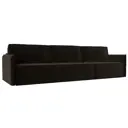 Диван раскладной Лига диванов 320x98x118 см вельвет цвет коричневый