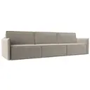 Диван раскладной Лига диванов 320x98x118 см вельвет цвет бежевый