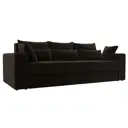 Диван раскладной Лига диванов 250x96x106 см вельвет цвет коричневый