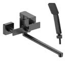 Смеситель для ванны Esko line Sturdy EL_STR 31 Black однорычажный с душевой лейкой цвет черный матовый