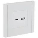 Розетка встраиваемая USB IEK Forte&Piano цвет белый